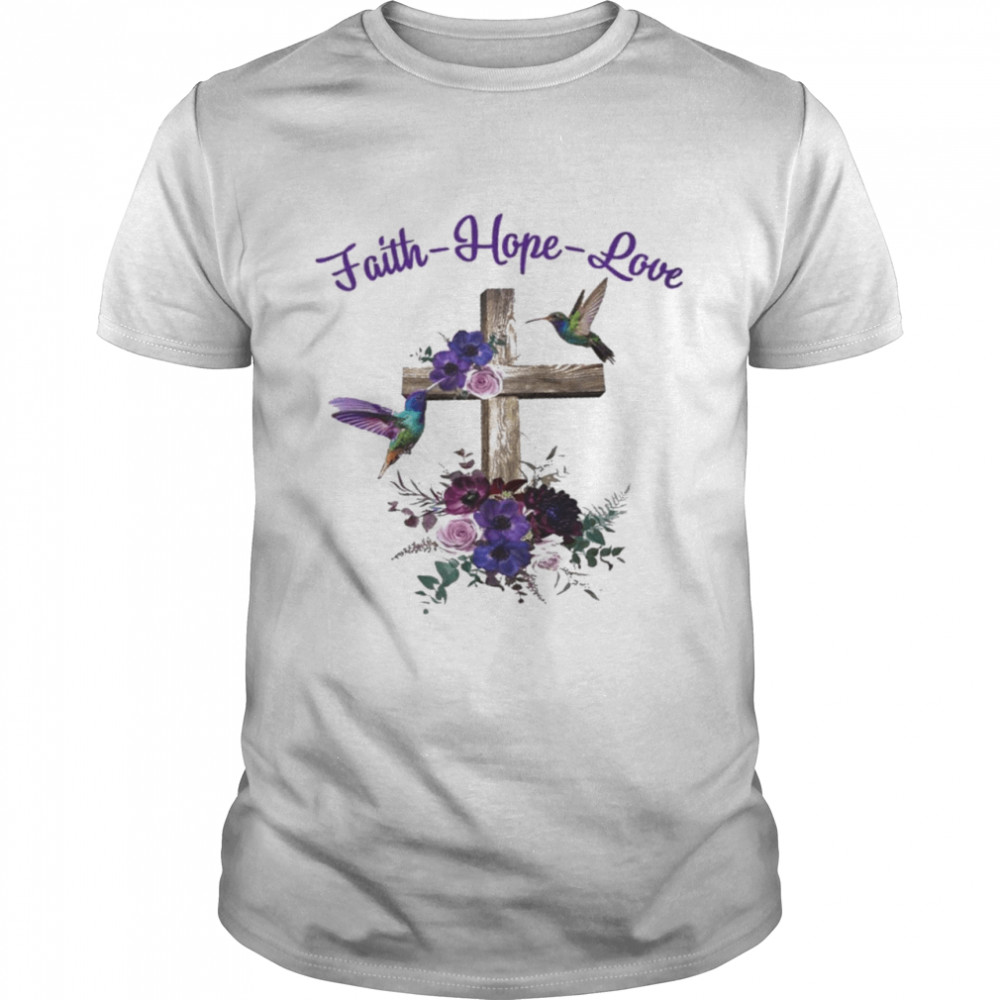 Faith hope love shirt Classic Men's T-shirt