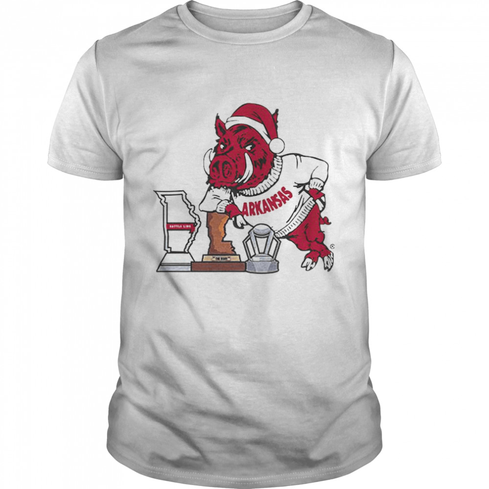 Awesome coach Sam Pittman Arkansas Razorbacks Mascot Trophy shirt Classic Men's T-shirt