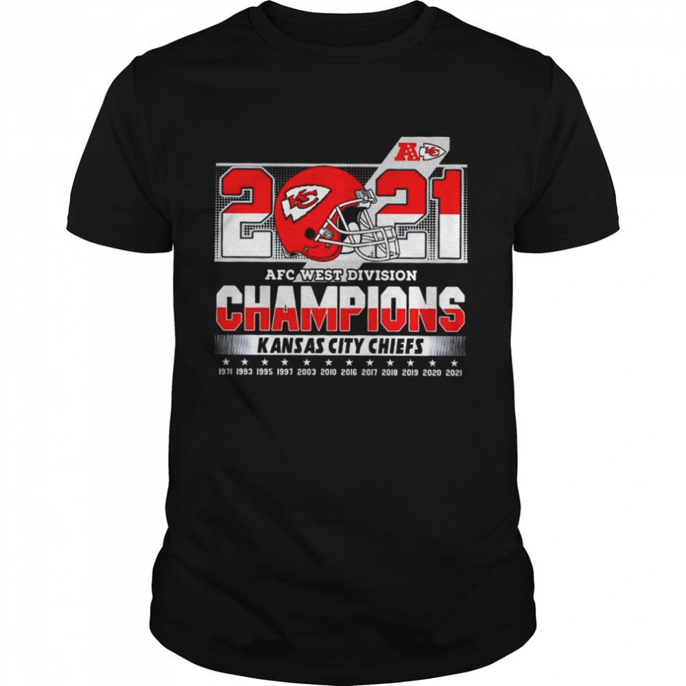 2021 Afc West Division Champions Kansas City Chiefs 1971 2021  Classic Men's T-shirt