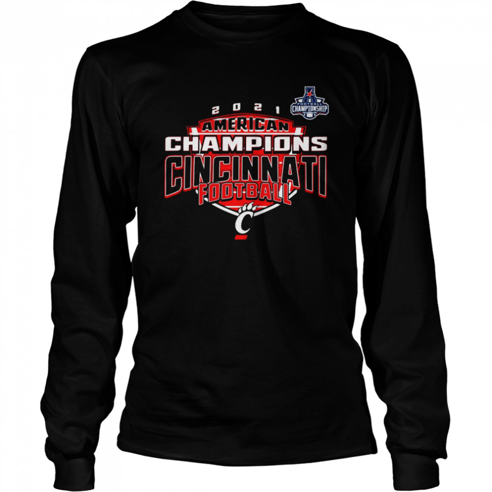 2021 American Champions Cincinnati Bearcats Football Shirt Long Sleeved T Shirt