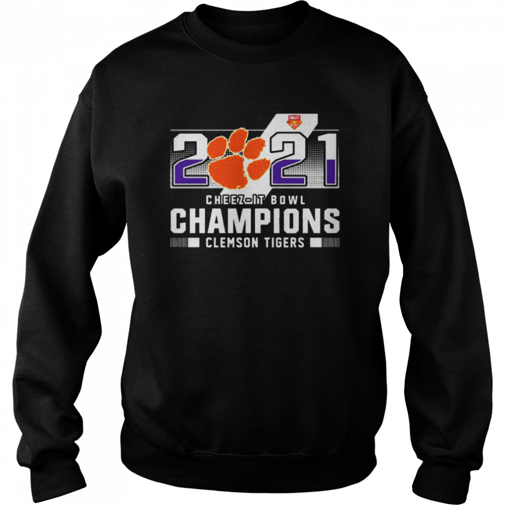 2021 Cheez It Bowl Champions Clemson Tigers  Unisex Sweatshirt