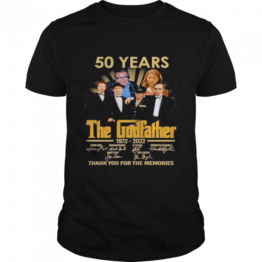 50 years The Godfather thank you for the memories signatures shirt Classic Men's T-shirt