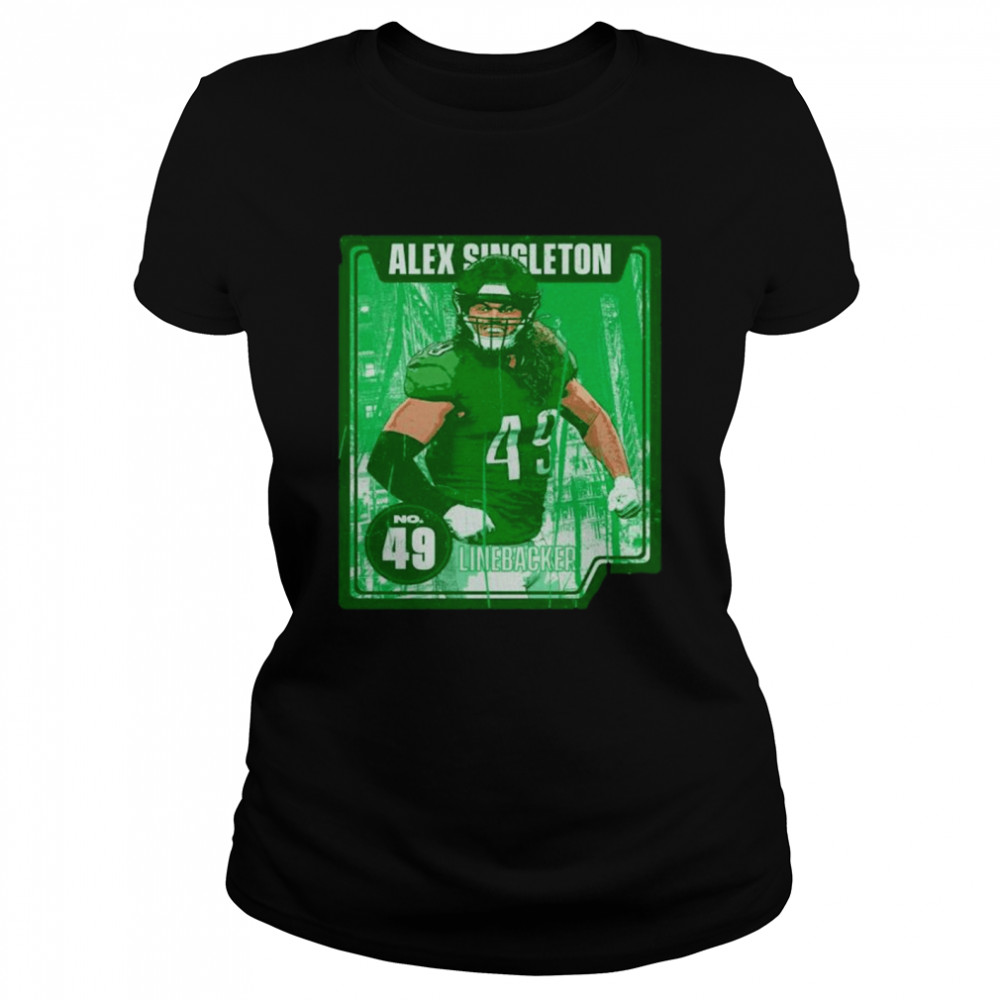 Alex Singleton Philadelphia Card Shirt Classic Women'S T-Shirt