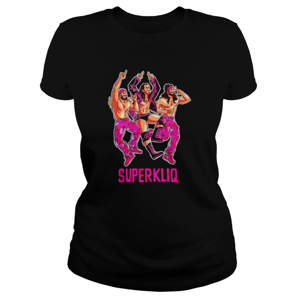 All Elite Wrestling Superkliq Party Classic Womens T Shirt