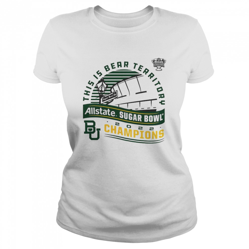 Baylor Bears 2022 Sugar Bowl Champions Captain Shirt Classic Womens T Shirt