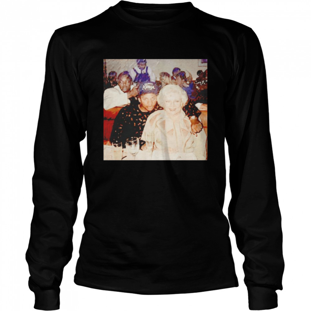 Betty White And Eazy E Shirt Long Sleeved T-Shirt