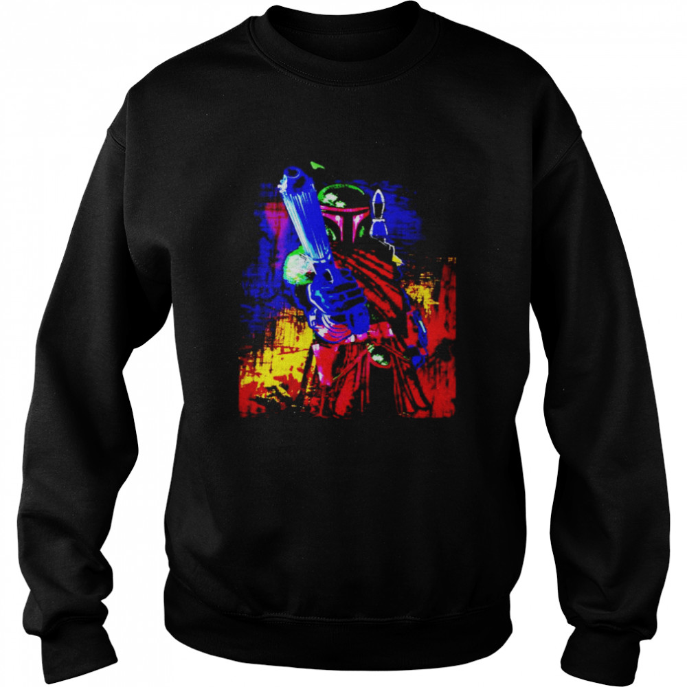 Boba Fett Bounty Hunter Color Shirt Unisex Sweatshirt
