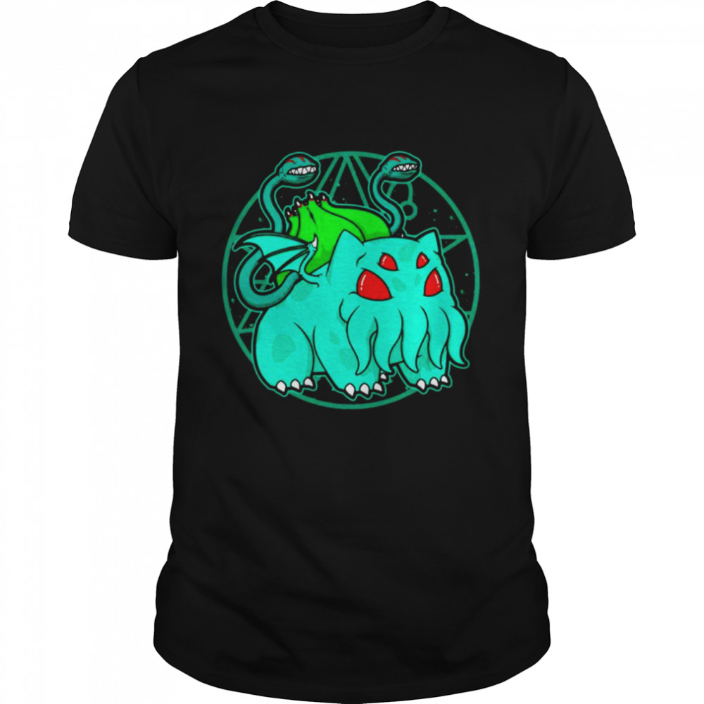 Bulbathulhu Lovecraft Cthulhu Sigil shirt Classic Men's T-shirt