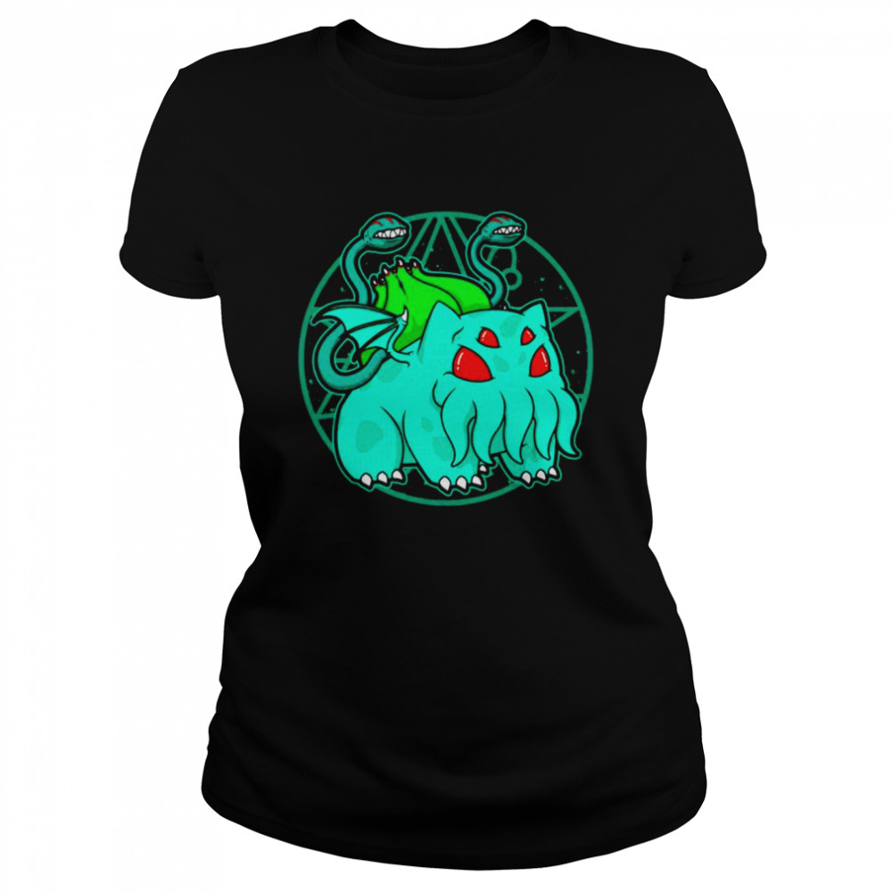 Bulbathulhu Lovecraft Cthulhu Sigil Shirt Classic Women'S T-Shirt