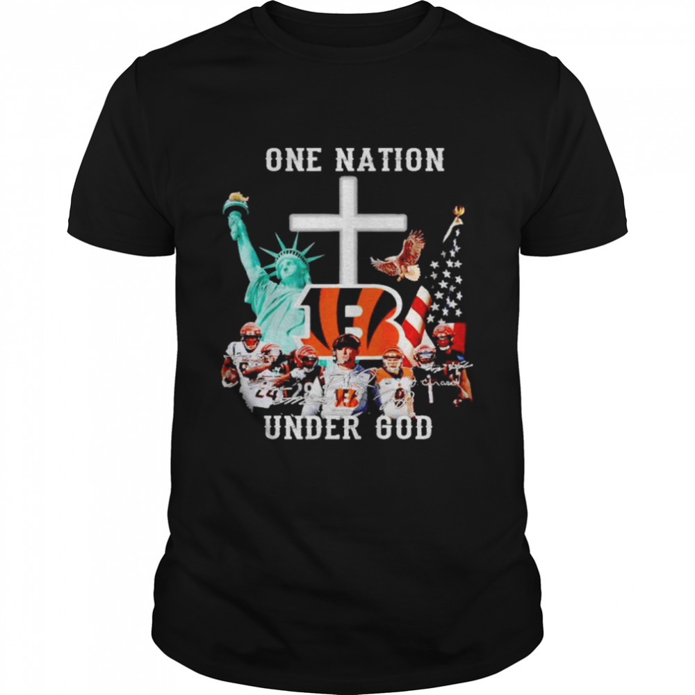 Cincinnati Bengals one nation under God shirt Classic Men's T-shirt