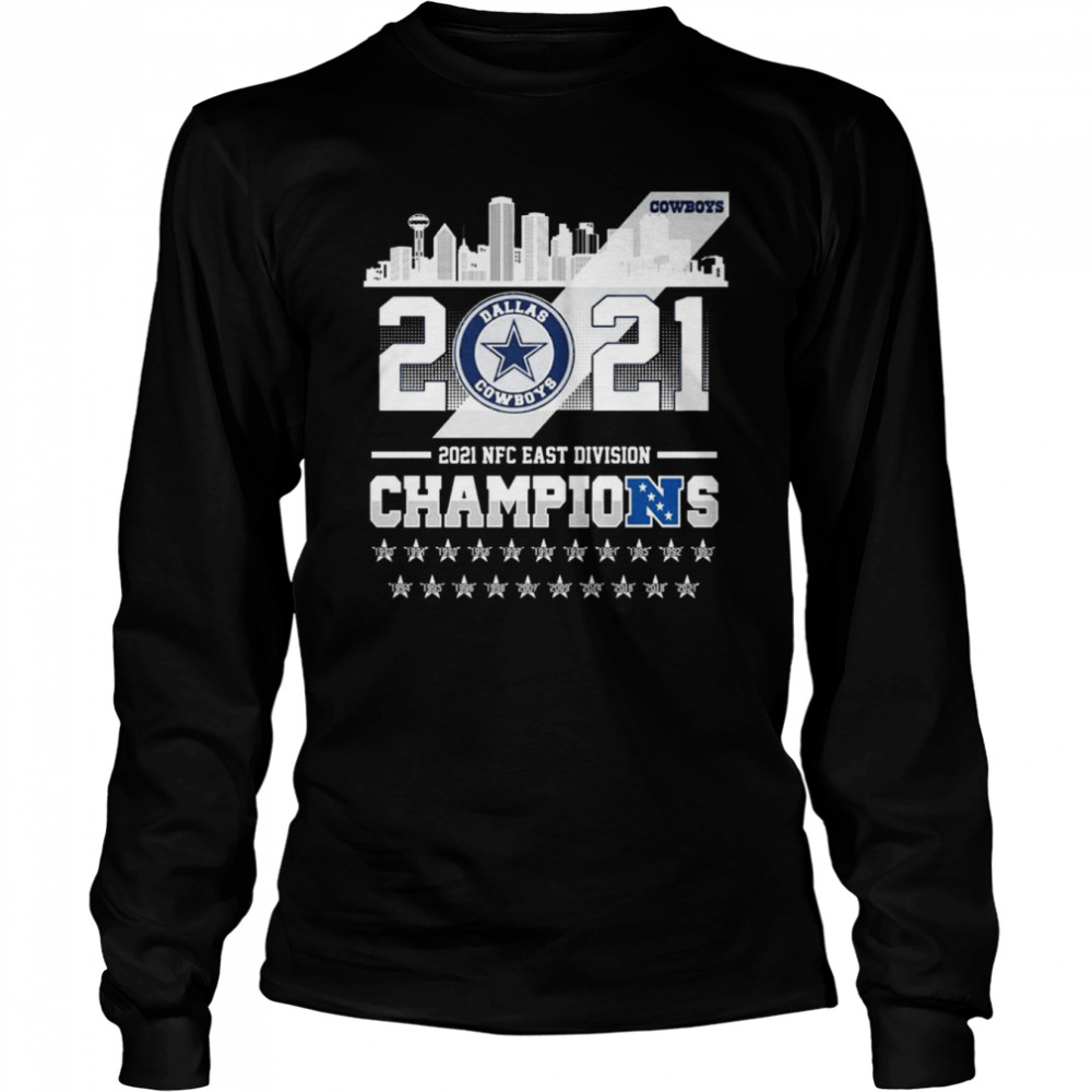 Dallas Cowboys 2021 Nfc East Division Champions 1970 2021 Long Sleeved T Shirt