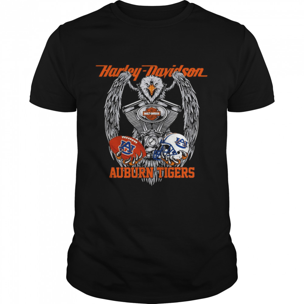 Eagle Harley Davidson Auburn Tigers  Classic Men's T-shirt