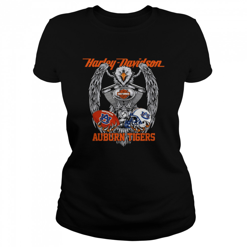 Eagle Harley Davidson Auburn Tigers  Classic Women'S T-Shirt