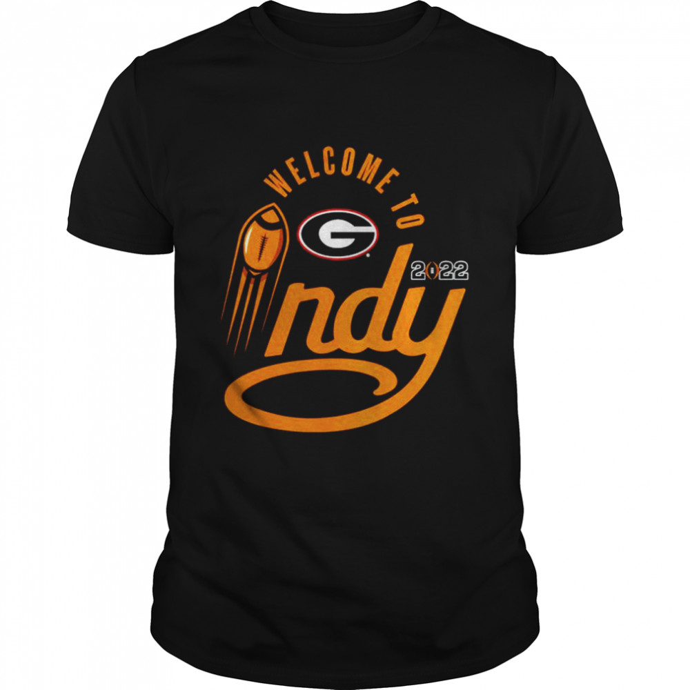 Georgia Bulldogs 2022 Welcome To Indy T-shirt Classic Men's T-shirt