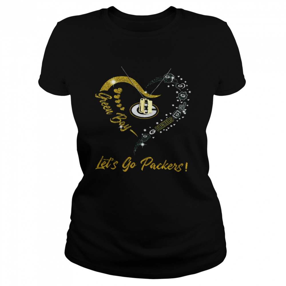 Green Bay Packers Let’s Go Packers  Classic Women'S T-Shirt