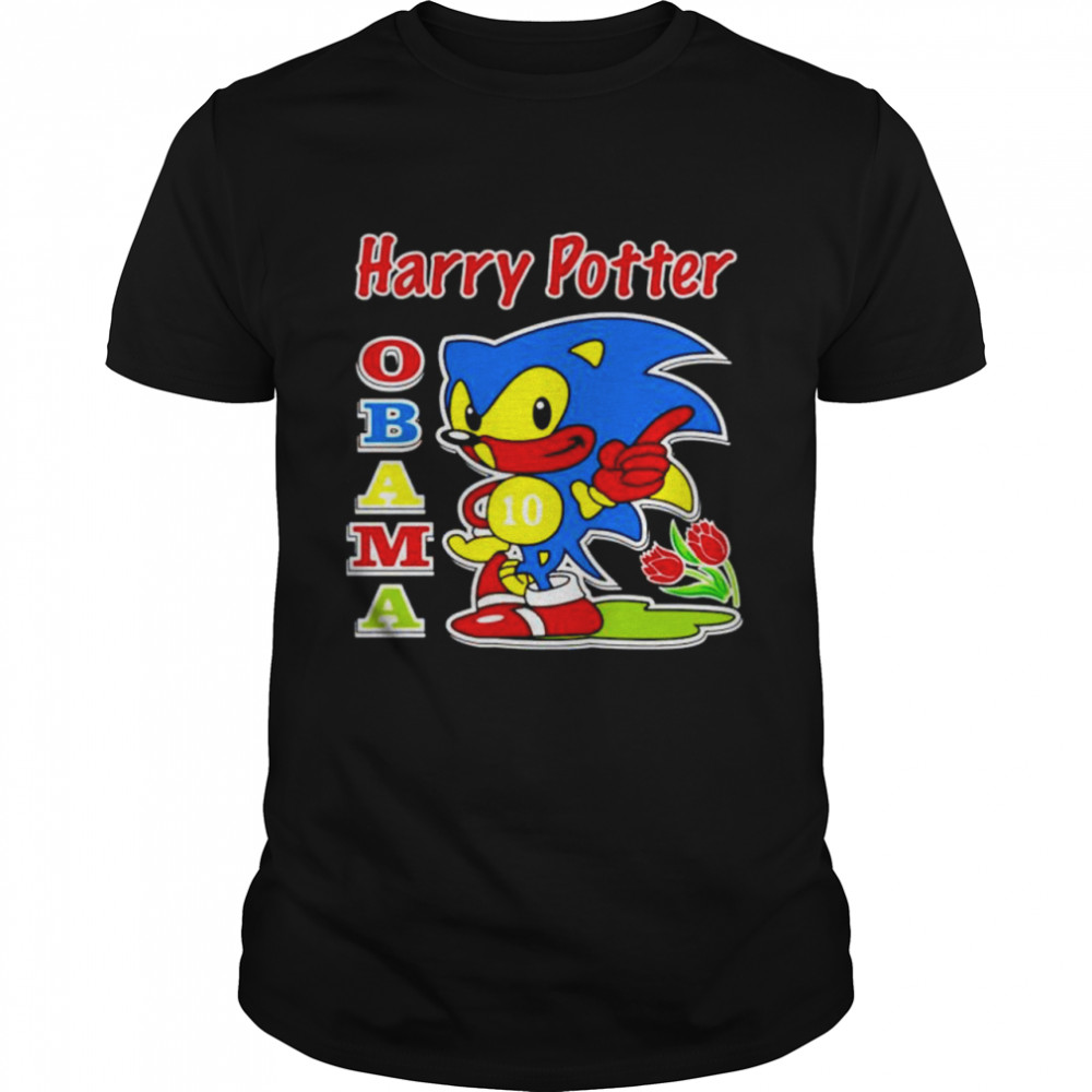 Harry Potter Obama Sonic T-shirt Classic Men's T-shirt