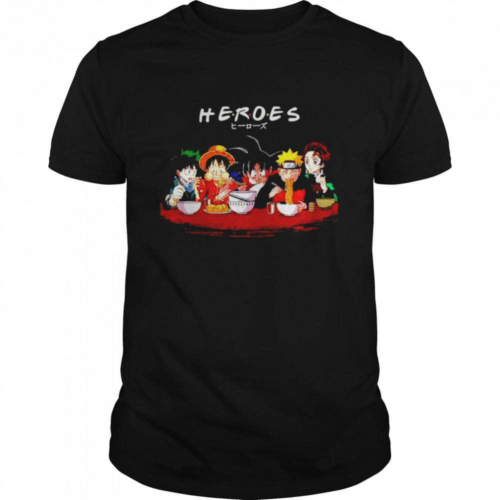 Heroes Dragon Ball Friends Eating T-shirt Classic Men's T-shirt