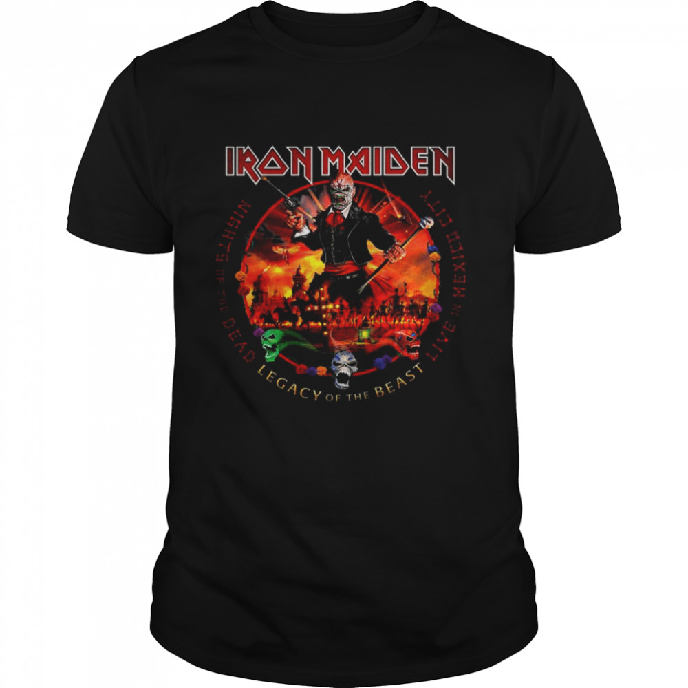 Iron Maiden nights of the dead legacy of the beast live in Mexico City shirt Classic Men's T-shirt