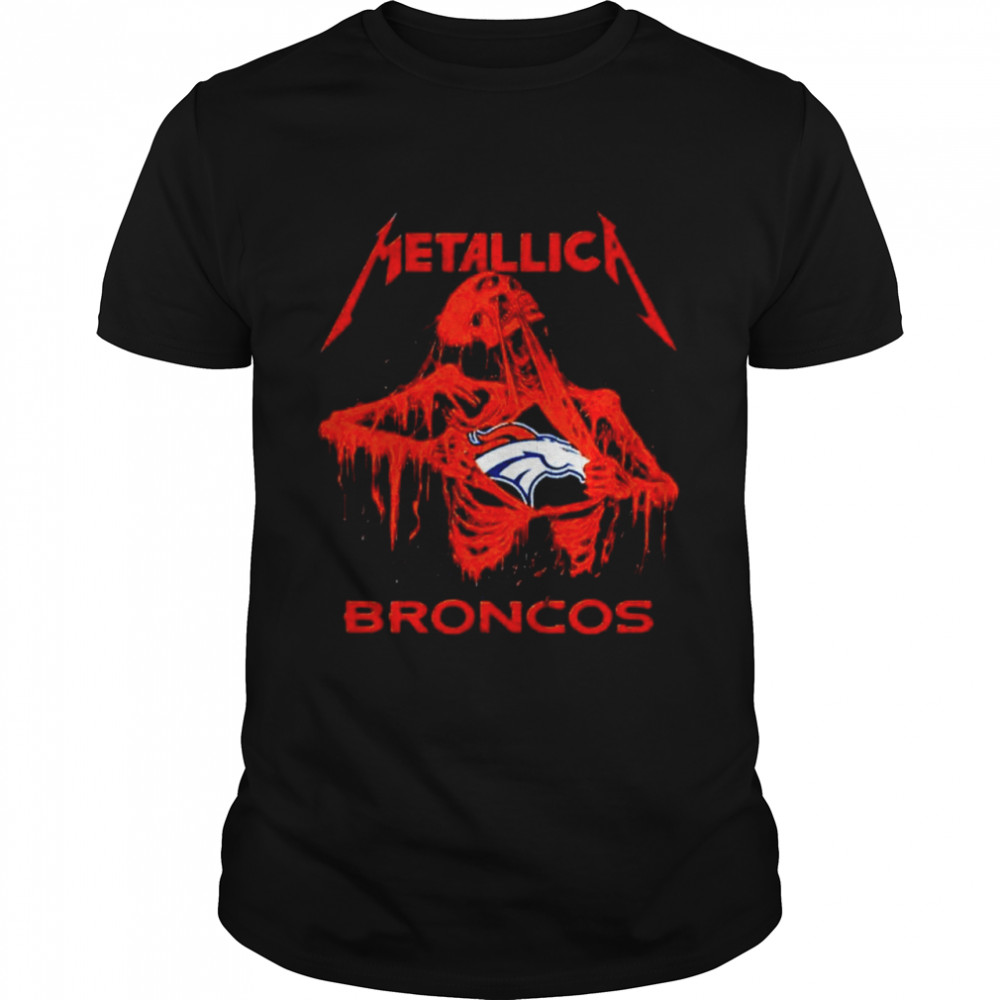 Metallica Denver Broncos T-shirt Classic Men's T-shirt