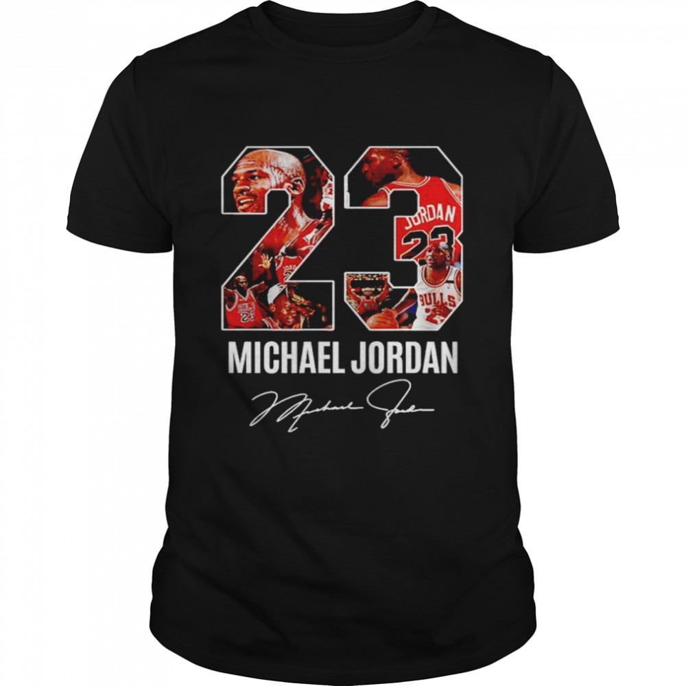 Michael Jordan #23 legend never die signature shirt Classic Men's T-shirt