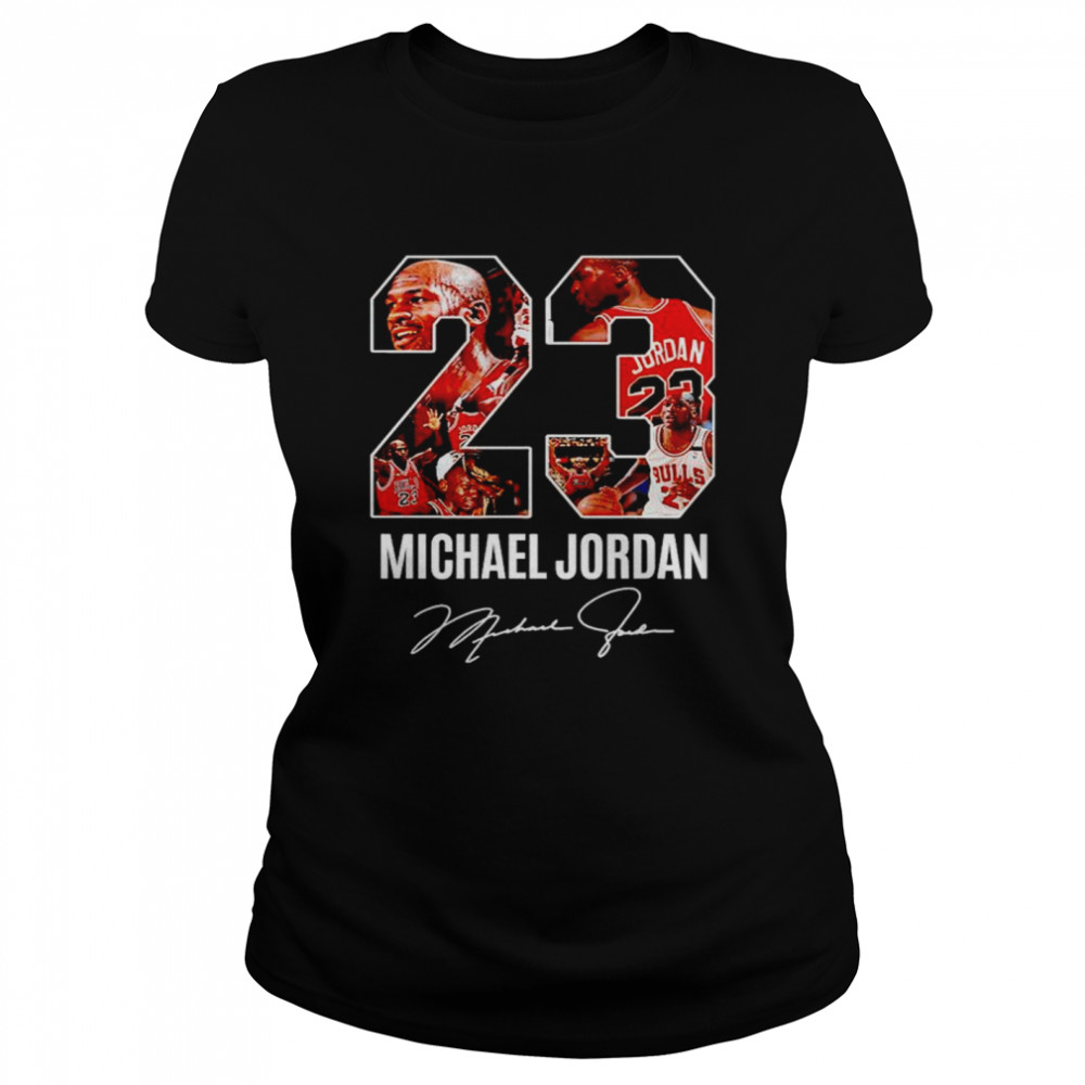 Michael Jordan 23 Legend Never Die Signature Shirt Classic Womens T Shirt