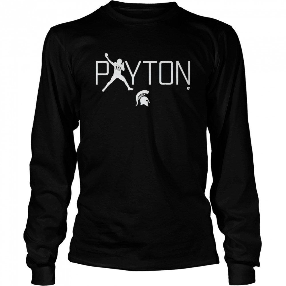 Michigan State Payton Thorne Silhouette Shirt Long Sleeved T Shirt