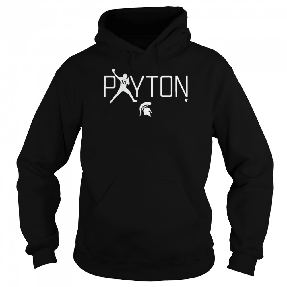 Michigan State Payton Thorne Silhouette Shirt Unisex Hoodie