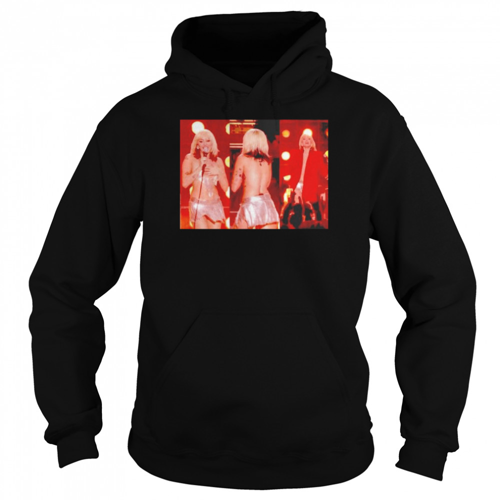 Miley Cyrus Takes Off Her Shirt While Performing Shirt Unisex Hoodie