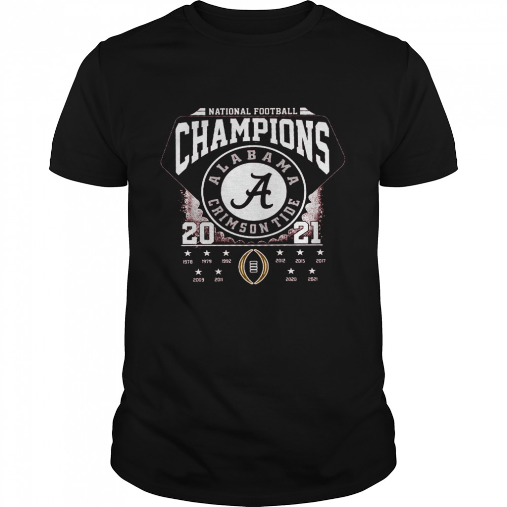 National Football Champions Alabama Crimson Tide  Classic Men's T-shirt