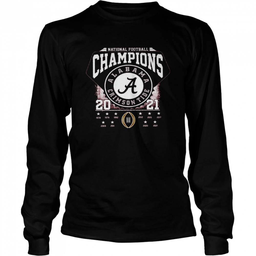 National Football Champions Alabama Crimson Tide  Long Sleeved T-Shirt