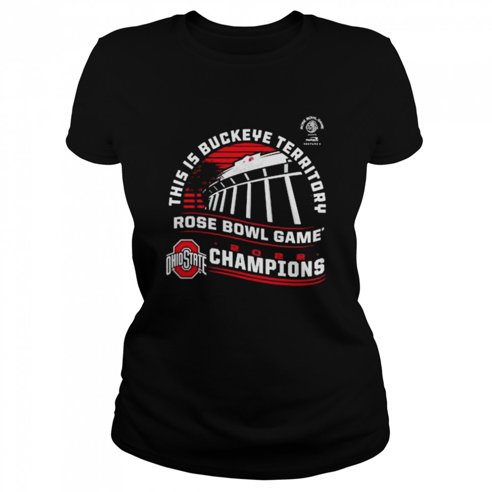 Ohio State Buckeyes 2022 Rose Bowl Champions Shirt Classic Womens T Shirt