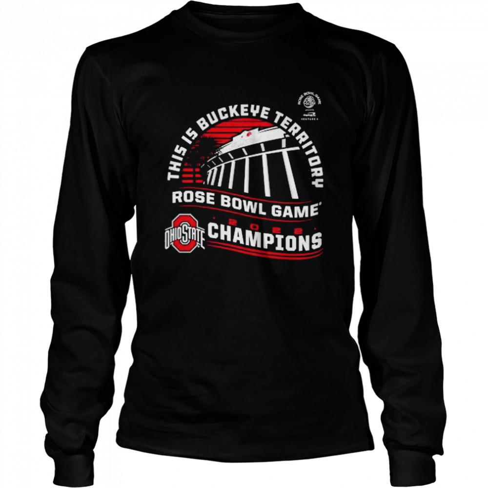 Ohio State Buckeyes 2022 Rose Bowl Champions Shirt Long Sleeved T-Shirt