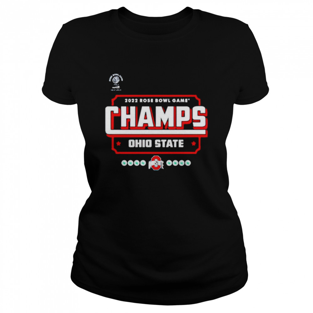 Ohio State Buckeyes 2022 Rose Bowl Game Champs Shirt Classic Womens T Shirt