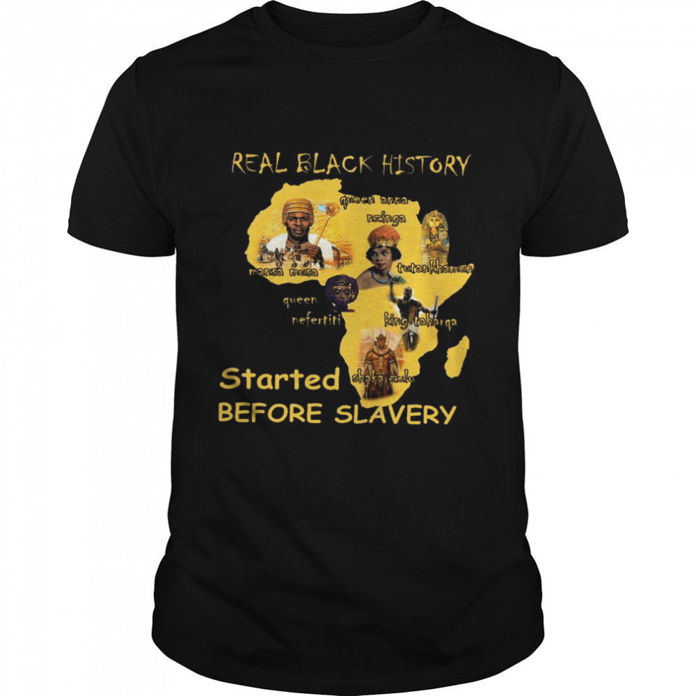 Real Black History Started Before Slavery 2022  Classic Men's T-shirt