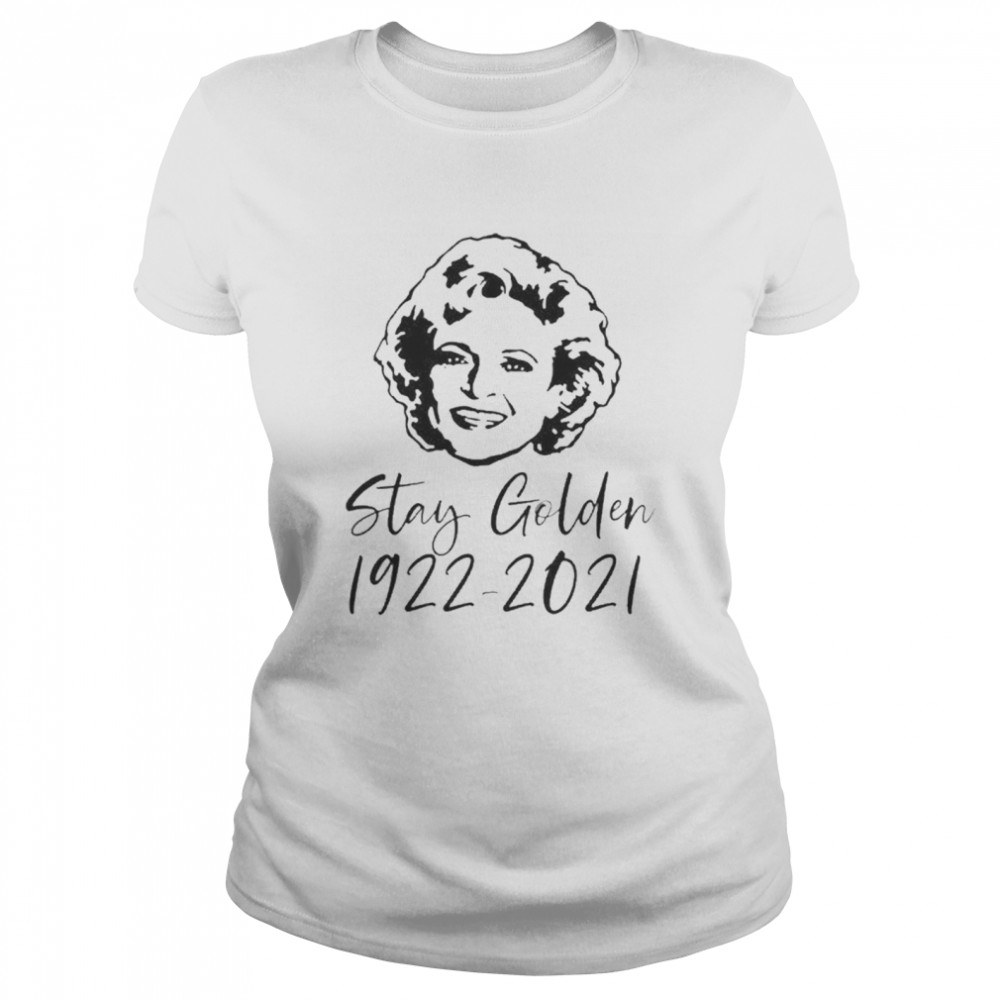 Rip Betty White Golden Girls 1922 2021 Classic Womens T Shirt