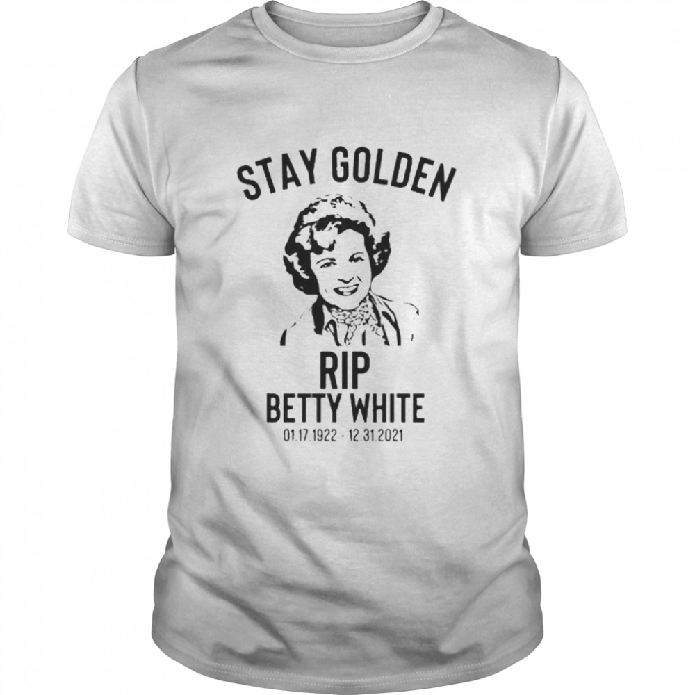 Stay Golden Rip Berry White 07-17-1922 12-31-2021  Classic Men's T-shirt