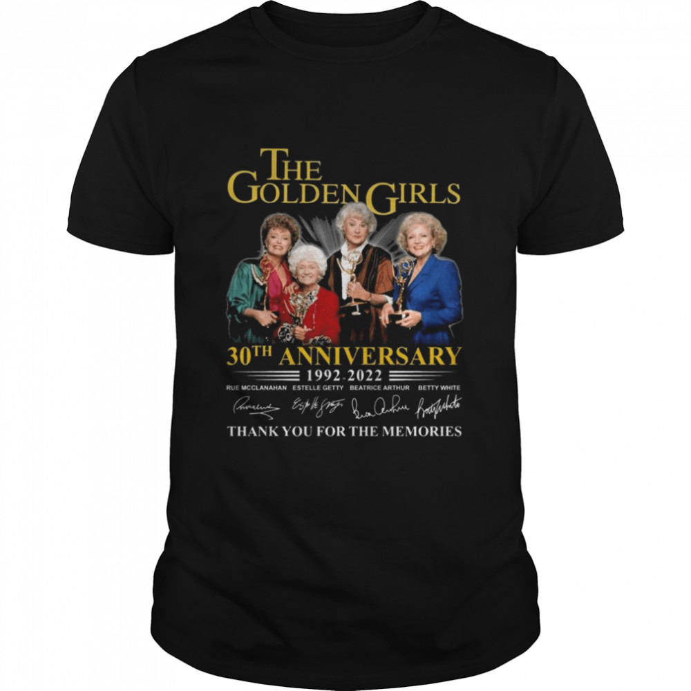 The Golden Girls 30th anniversary 1992 2022 signatures shirt Classic Men's T-shirt