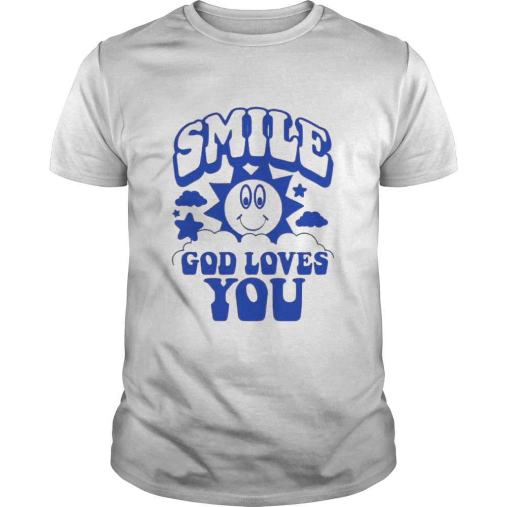 Smile God loves you shirt Classic Men's T-shirt
