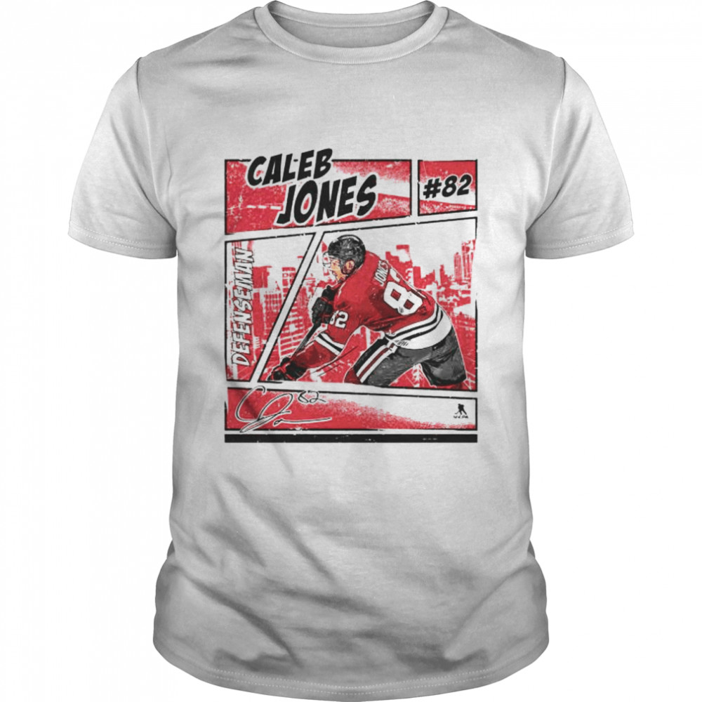 Chicago Blackhawks Caleb Jones #82 defenseman shirt Classic Men's T-shirt