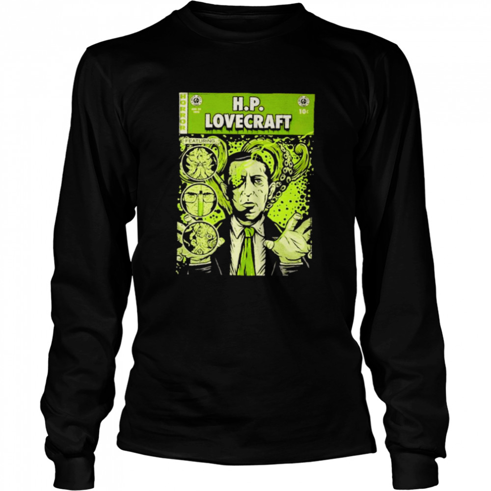 Cthulhu Lovecraft Comics shirt Long Sleeved T-shirt