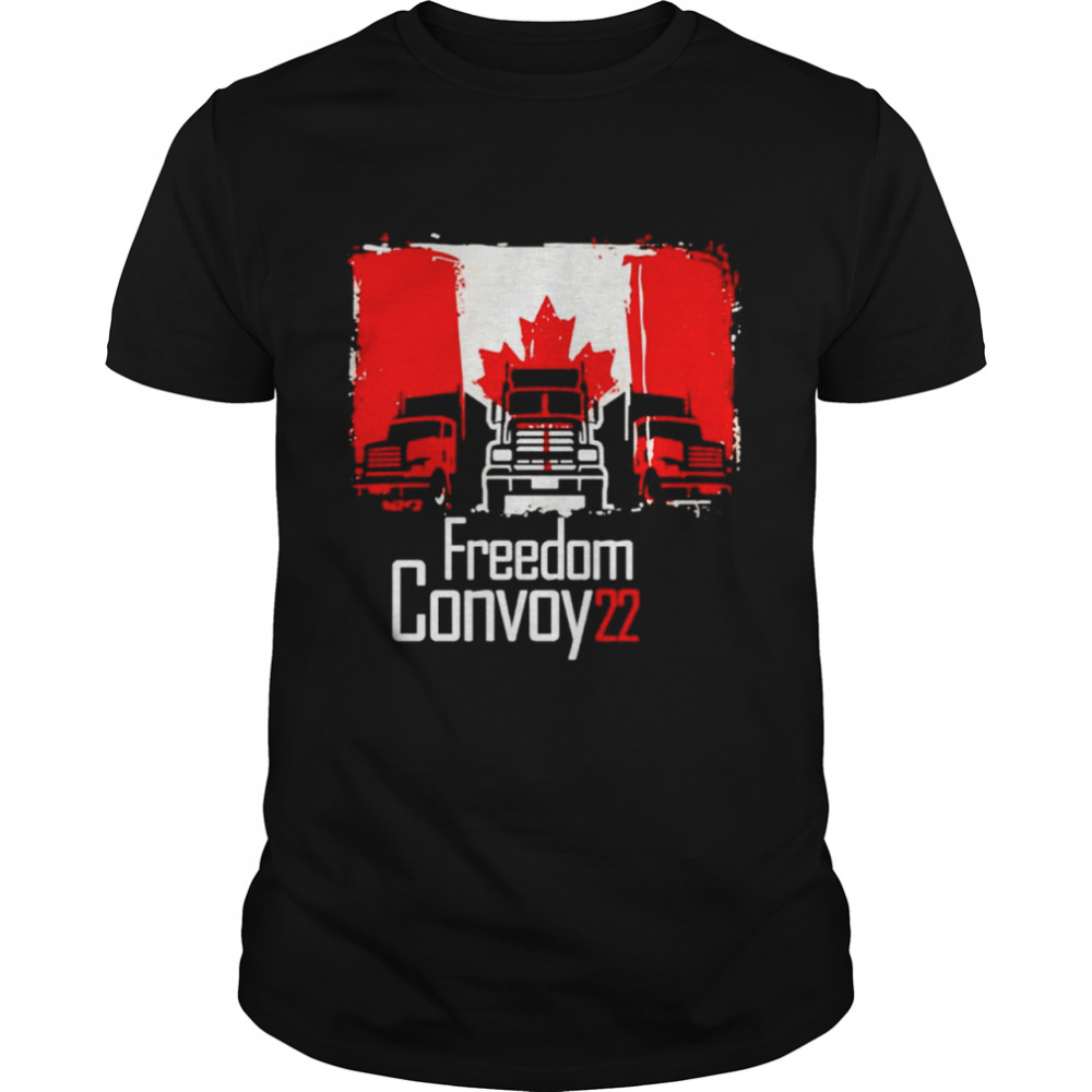 Freedom Convoy 2022 Canadian Truckers shirt Classic Men's T-shirt