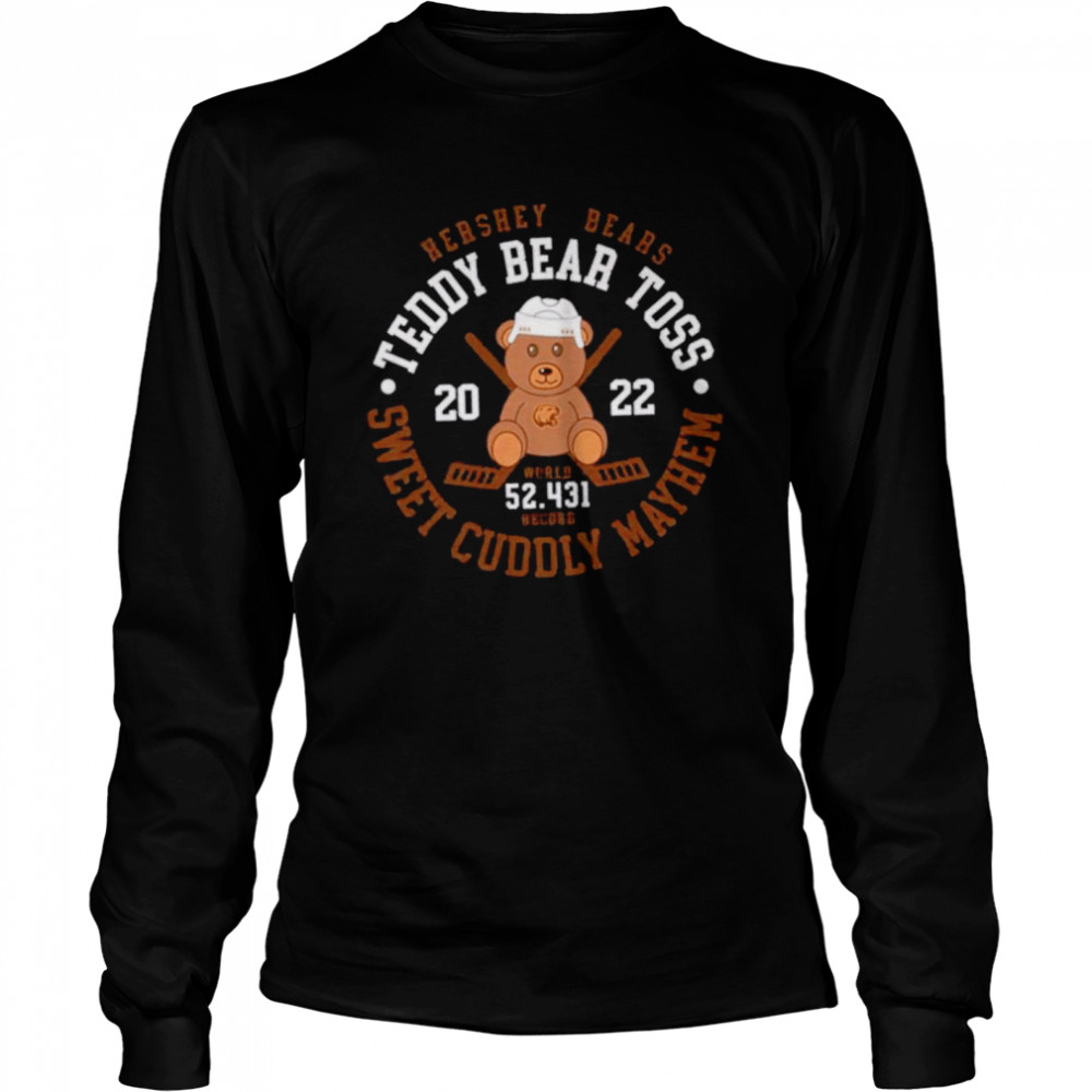 Hershey bears Teddy bear toss shirt Long Sleeved T-shirt