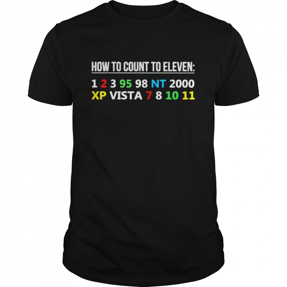 How to count to eleven shirt Classic Men's T-shirt