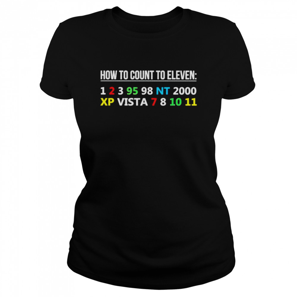 How to count to eleven shirt Classic Women's T-shirt