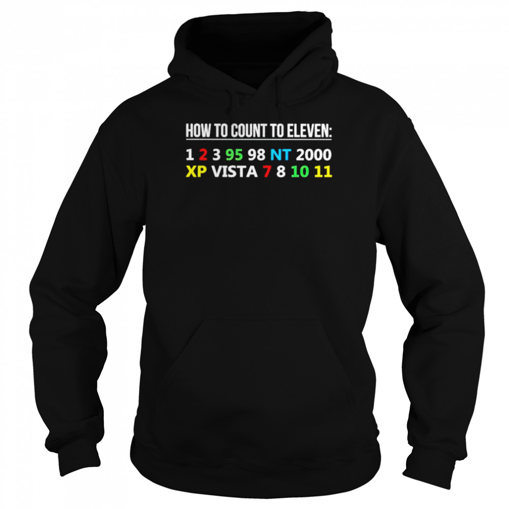 How to count to eleven shirt Unisex Hoodie