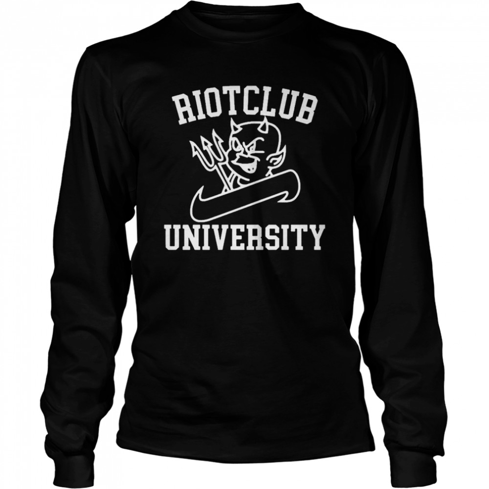 Perccolo Riot Club University shirt Long Sleeved T-shirt