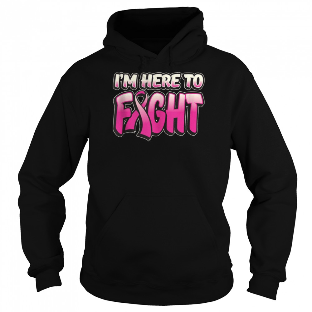 Pink Ribbon Breast Cancer Fighters Survivors Awareness   Unisex Hoodie