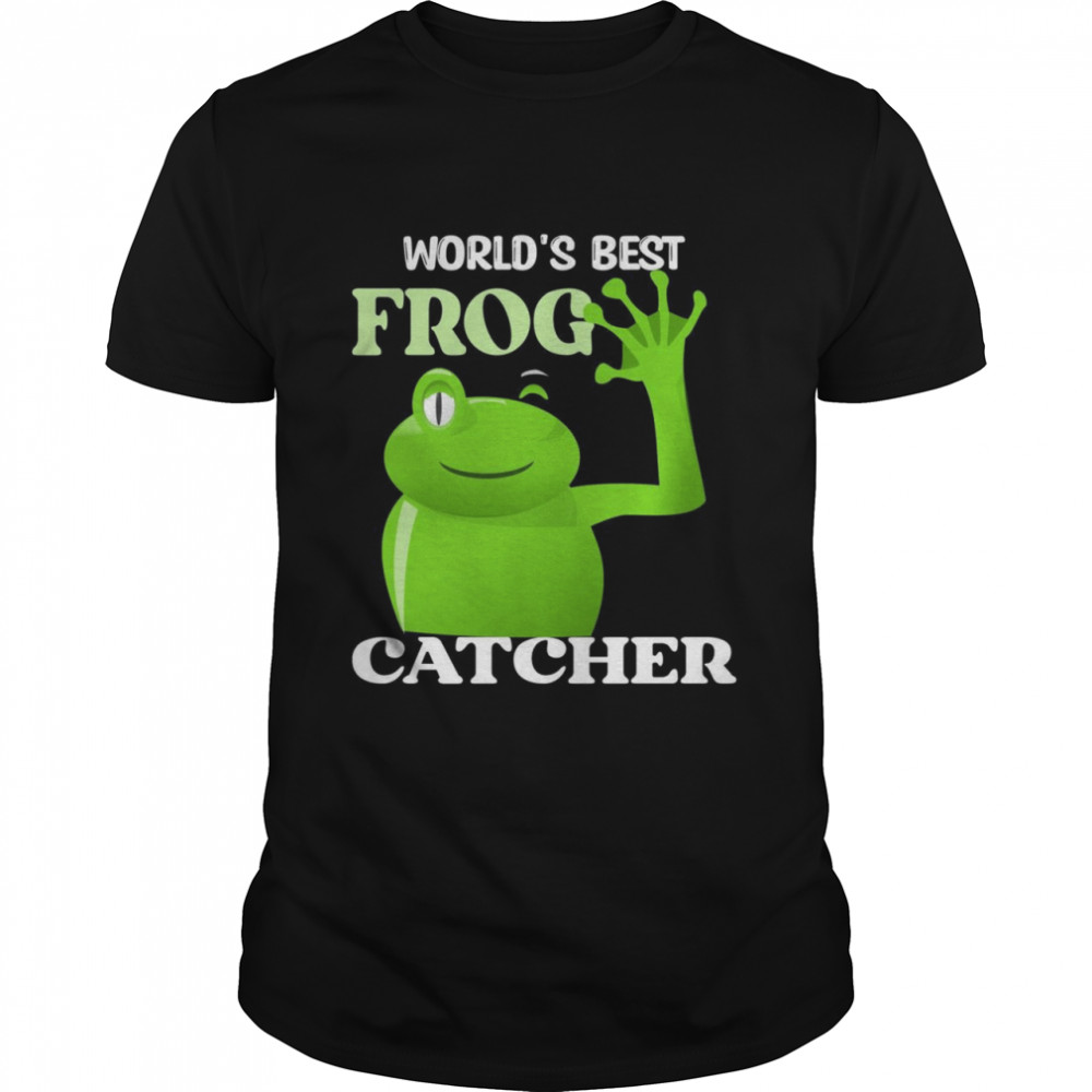 Retro frog catcher  Classic Men's T-shirt