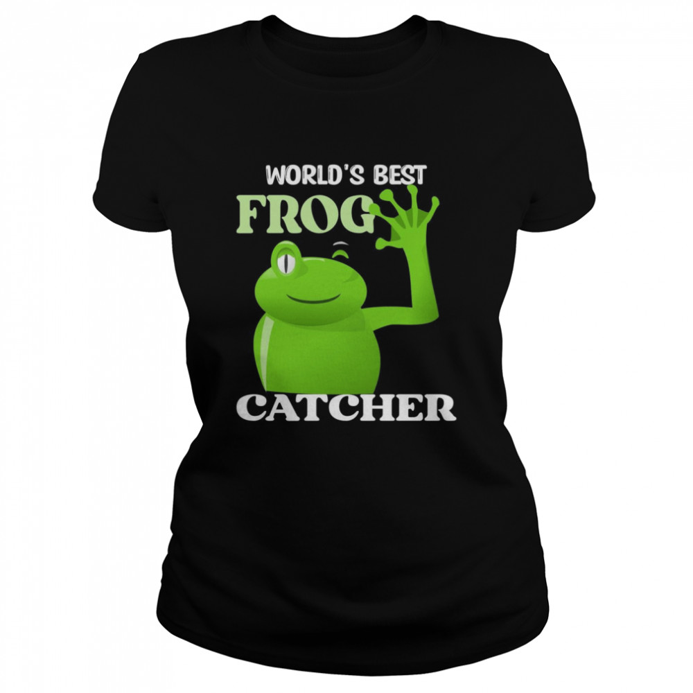 Retro frog catcher  Classic Women's T-shirt
