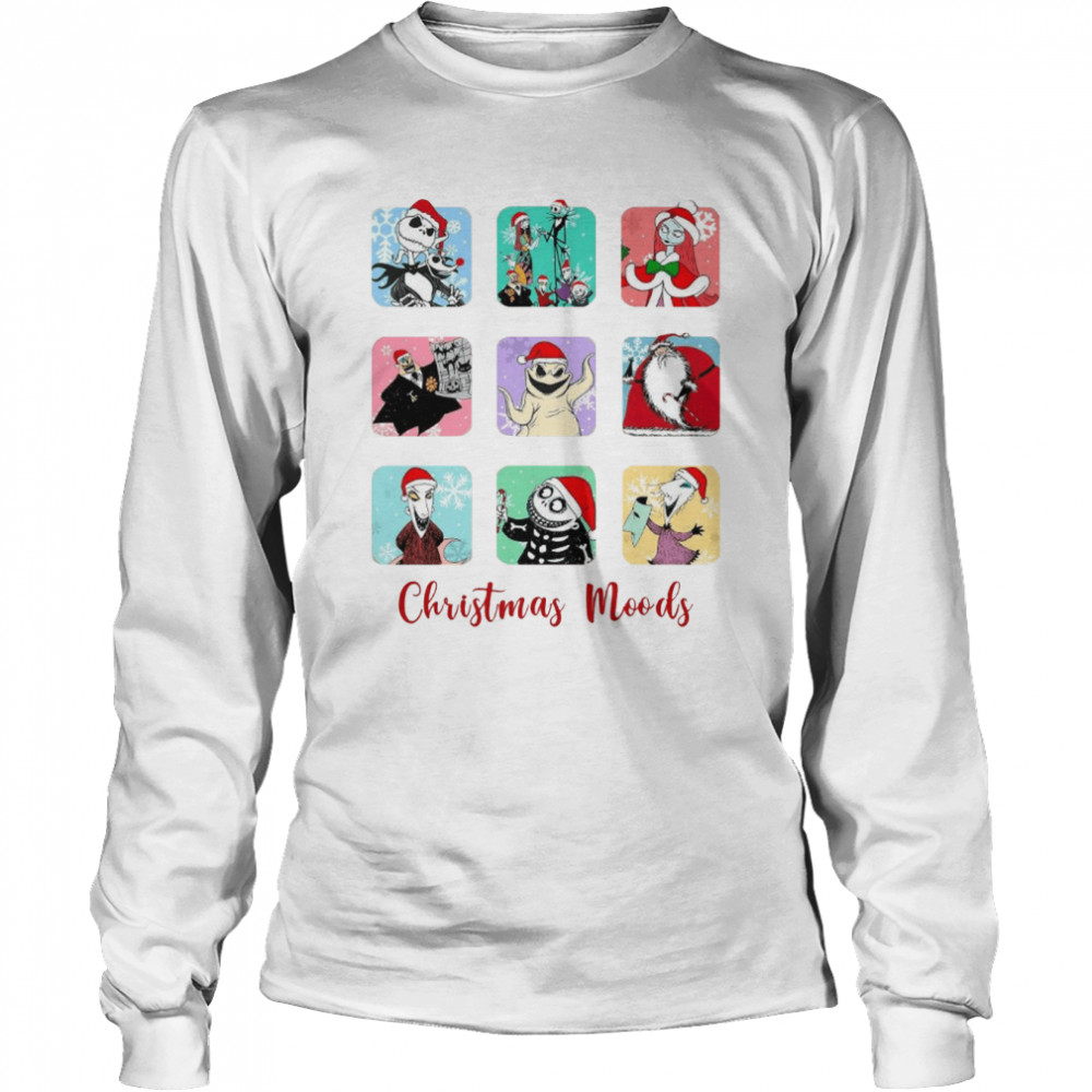 Disney The Nightmare Before Christmas Characters Shirt Long Sleeved T-Shirt